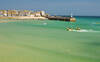 The beach at St Ives Harbour, Cornwall