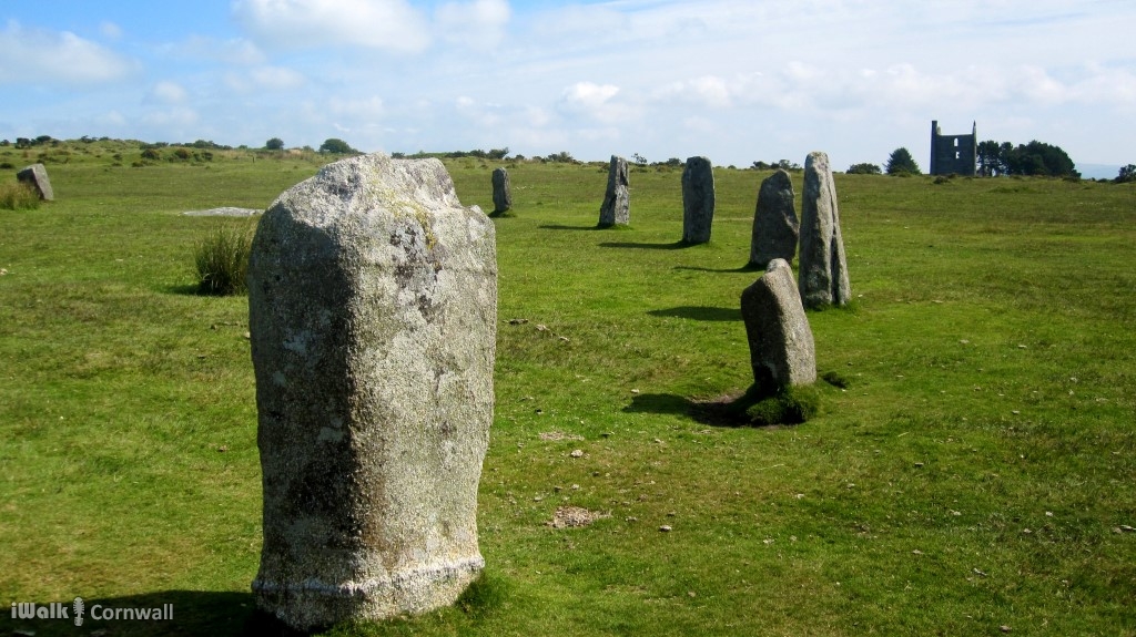 Hurlers Stone Circles walk, Cornwall 
