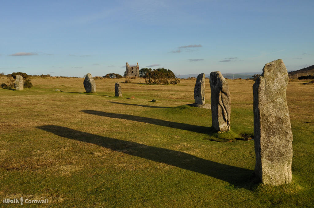 Hurlers Stone Circles walk, Cornwall 