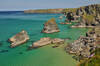 The beach at Bedruthan Steps, Cornwall