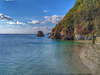 The beach at Charlestown, Cornwall