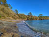 The beach at Grebe Beach, Cornwall