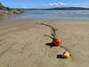 The beach at Hawkers Cove, Cornwall