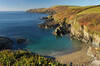 The beach at Lansallos Cove, Cornwall