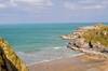 The beach at Lusty Glaze, Cornwall