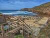 The beach at Nanjizal, Cornwall