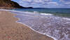 The beach at Pentewan, Cornwall