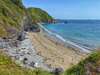 The beach at Polstreath, Cornwall