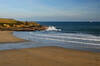 The beach at Porthcurnick, Cornwall