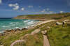 The beach at Gwynver, Cornwall