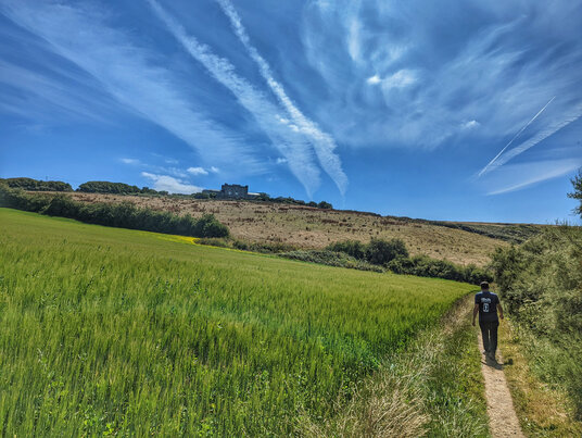 Coast path to Stackhouse Cove