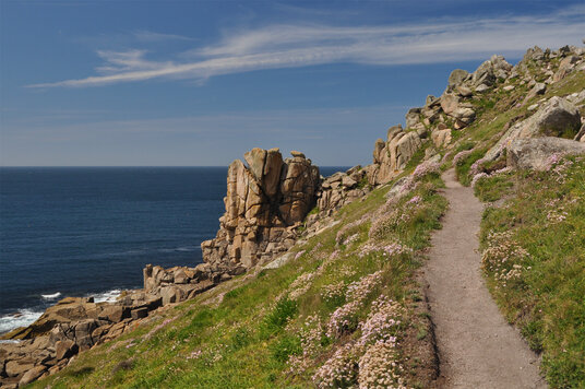 Coast path near Aire Point