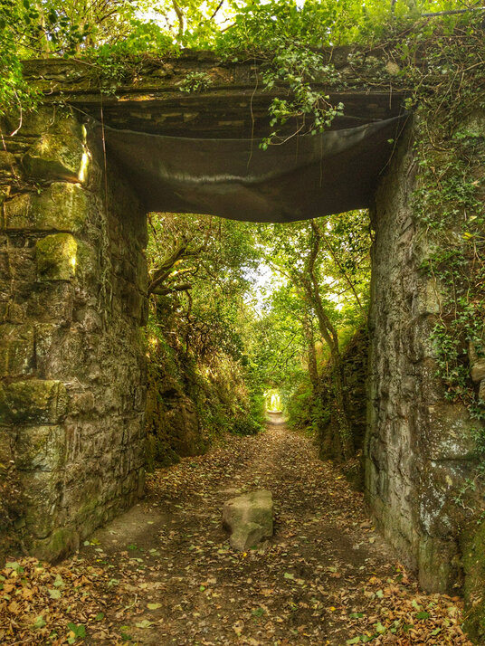 Bridge over the tramway