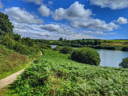 Path at Argal Reservoir