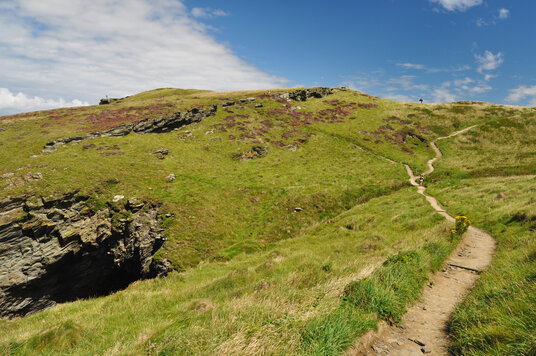 Footpath at Barras Nose, Tintagel