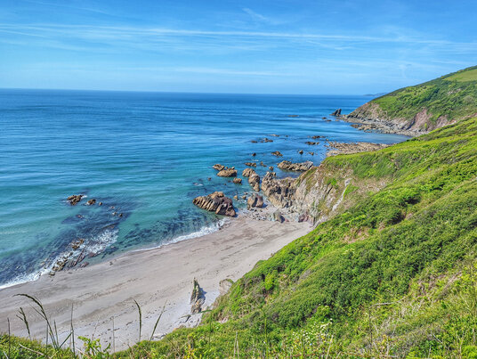 Coast between Portwrinkle and Downderry