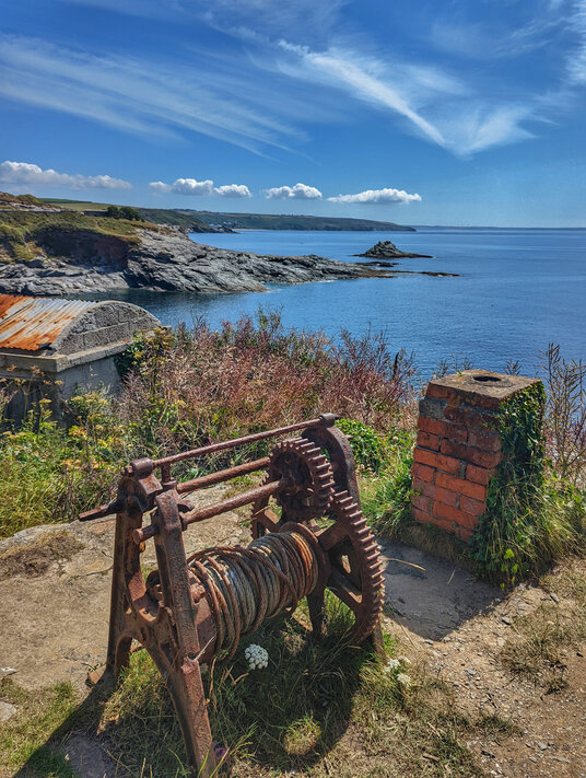 Winch at Bessy's Cove