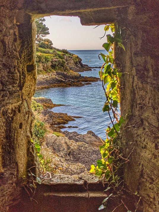 View from the blockhouse