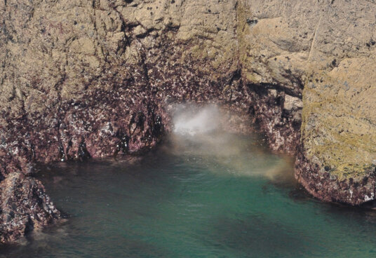 Blowhole near Kynance Cove