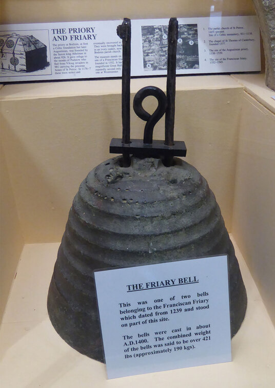Bell from Bodmin's Mediaeval Friary