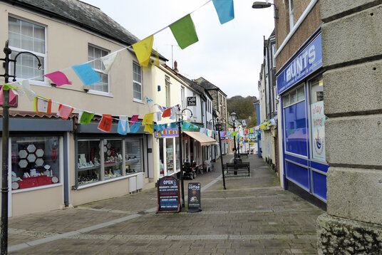Bodmin's historic town centre