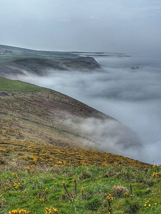 Sea mist at Boscastle