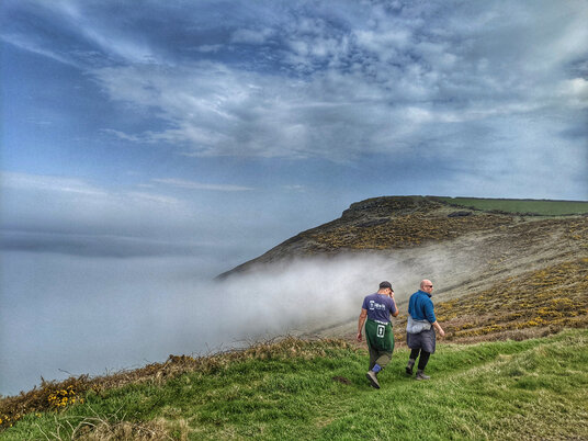 Sea mist at Boscastle