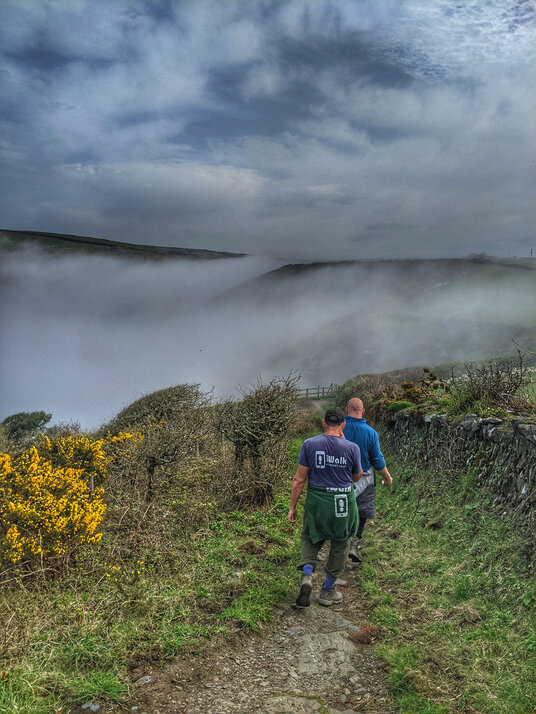 Sea mist at Boscastle