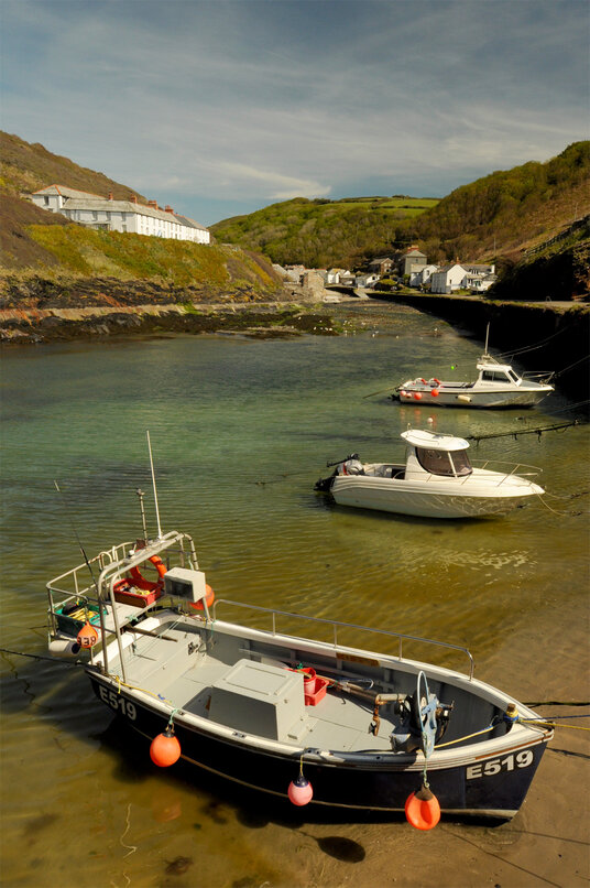 Boscastle harbour