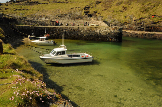 Boscastle harbour