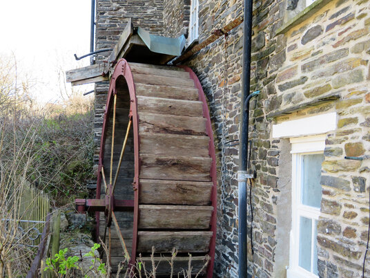 Mill wheel in Boscastle