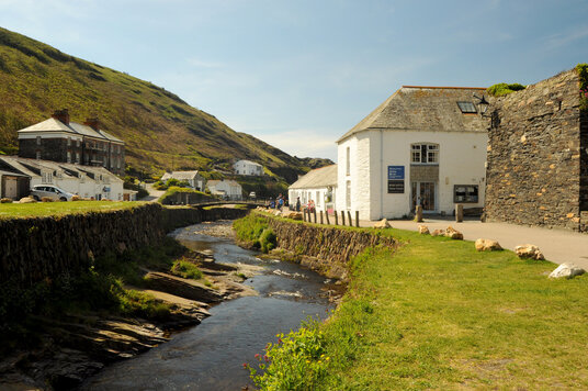 Boscastle harbour