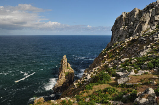 Rock outcrop forming Bosigran Castle