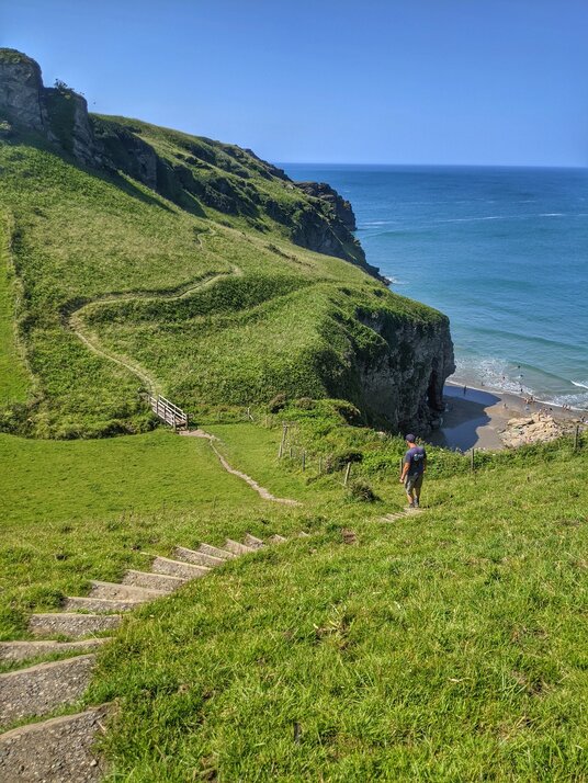 Coast path at Bossiney