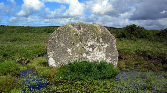 Boundary Stone on East Moor