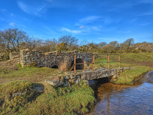Old bridge over the Ford at Bowithick