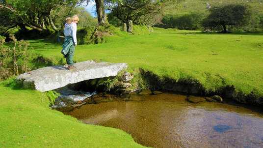 Granite footbridge at Bowithick