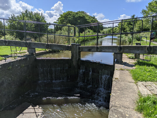 Lock on Bude Canal