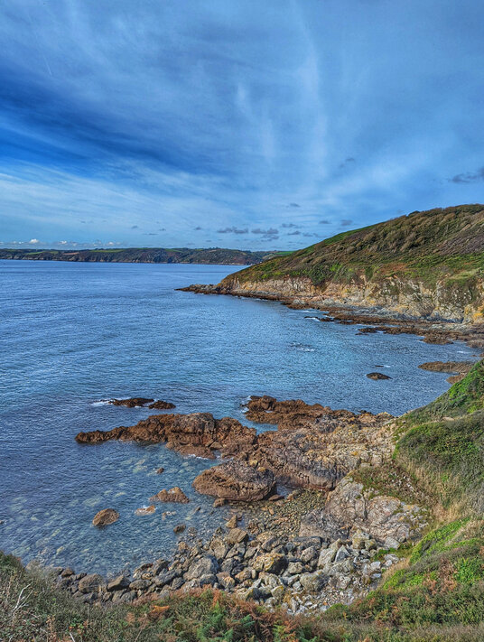 Coastline near Caerhays