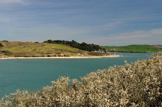 View across the Camel Estuary to Rock