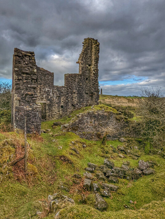 Remains of an Engine House at Caradon
