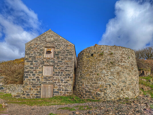 Old Serpentine Factory at Carleon Cove
