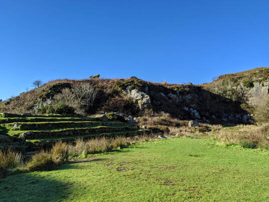 The Carn Marth amphitheatre