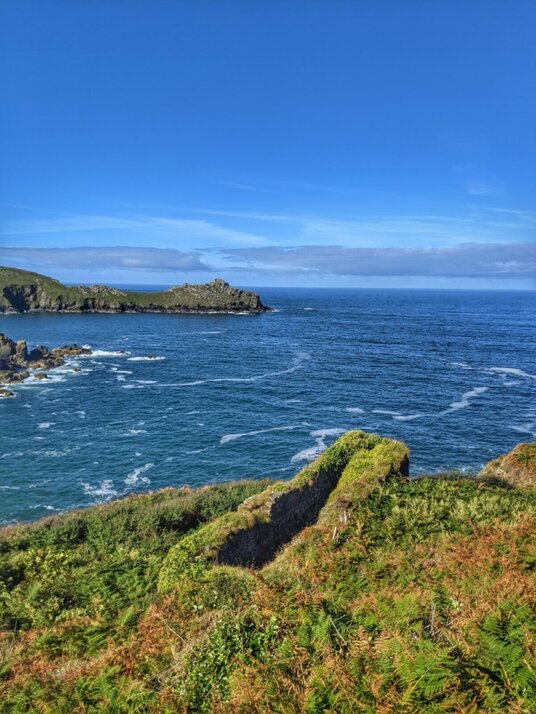 Wheelpit on Carnelloe Cliff