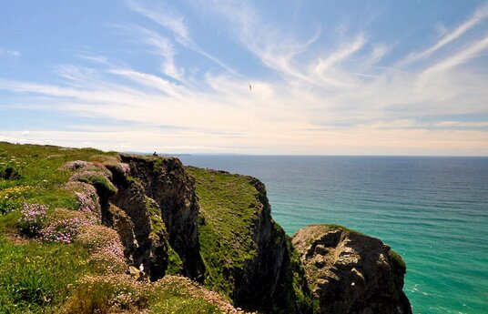 Carnewas, at the southern end of Bedruthan Steps