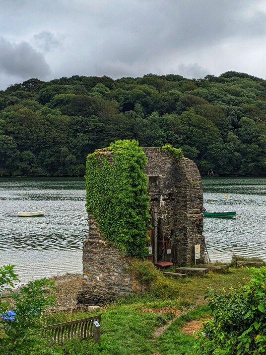 Engine House remains by the Carnon River