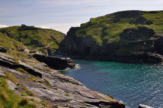 Tintagel Castle from Barras Nose