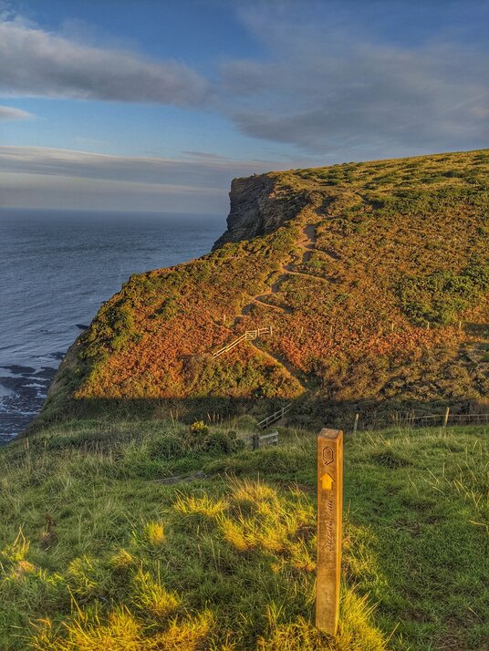 Coast path to Castle Point