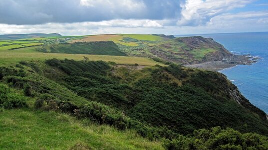 Castle Point viewed from Cleave cliff
