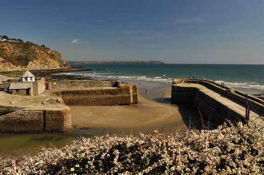 Charlestown Harbour from the Coast Path